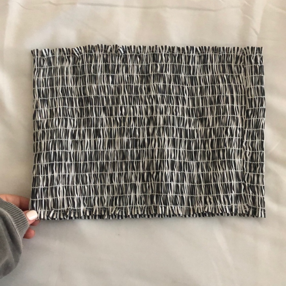 LF Carmar Blue & White Tube Top